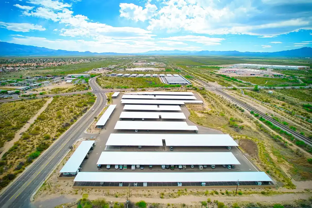 Aerial view of Honey Bee RV